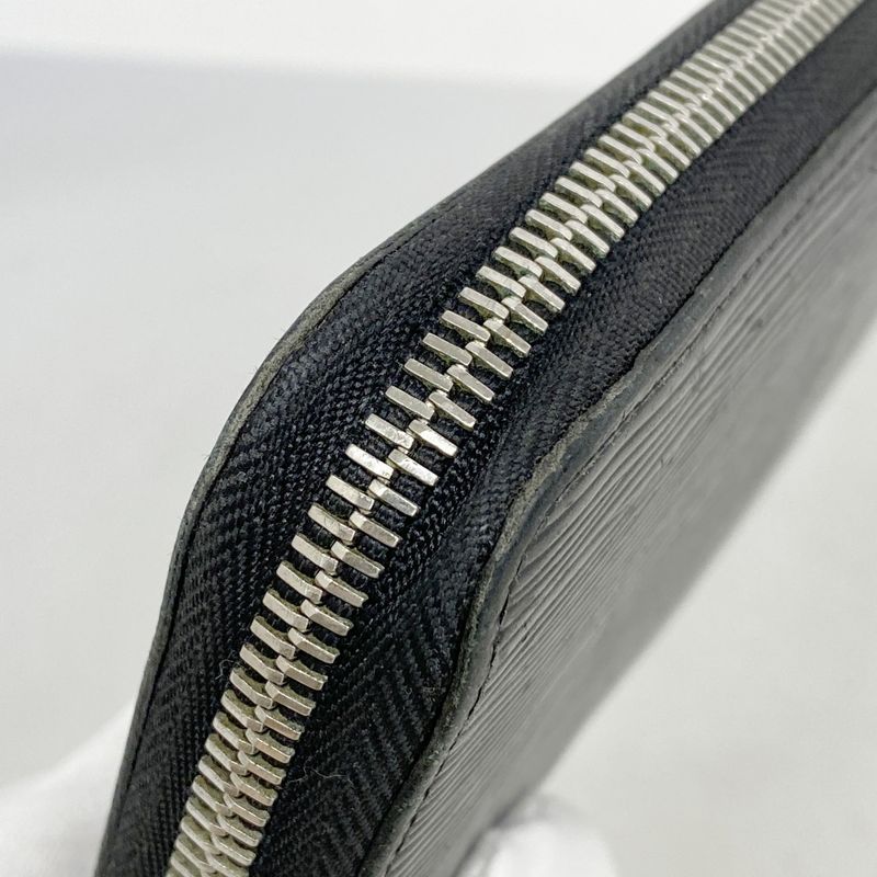 Louis Vuitton Epi Zippy Wallet M61857 Noir Black Men Women Unisex