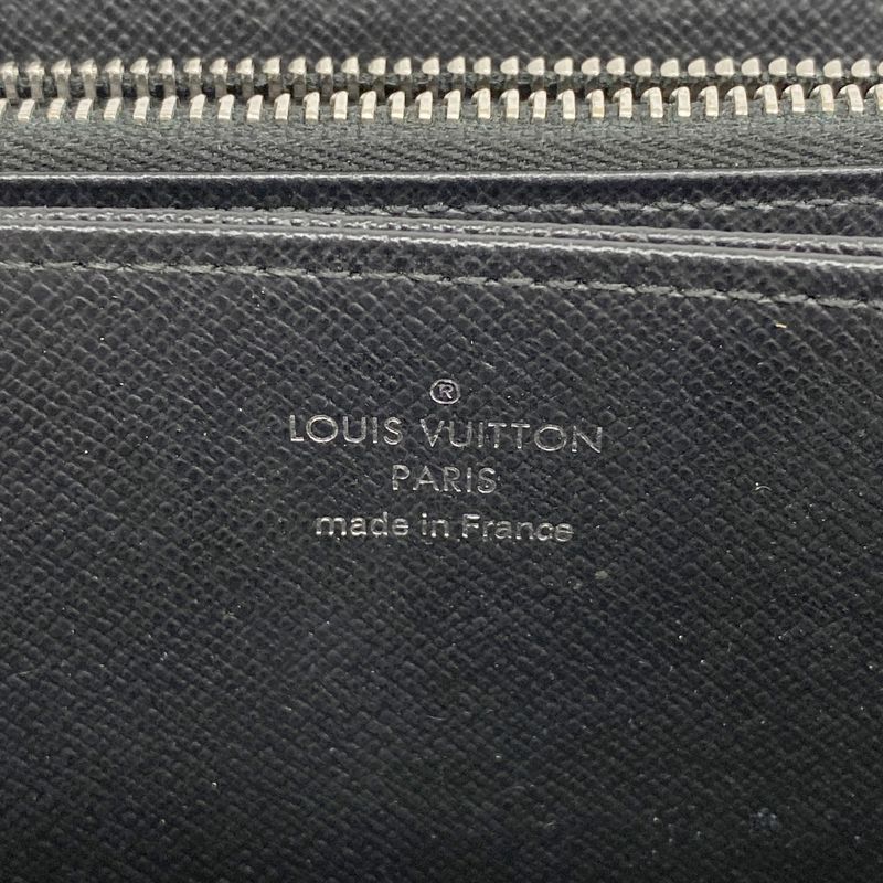 Louis Vuitton Epi Zippy Wallet M61857 Noir Black Men Women Unisex