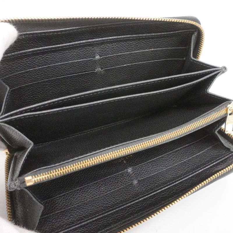 Louis Vuitton Long Wallet Monogram/empreinte Zippy Wallet M60571 Noir Black Men