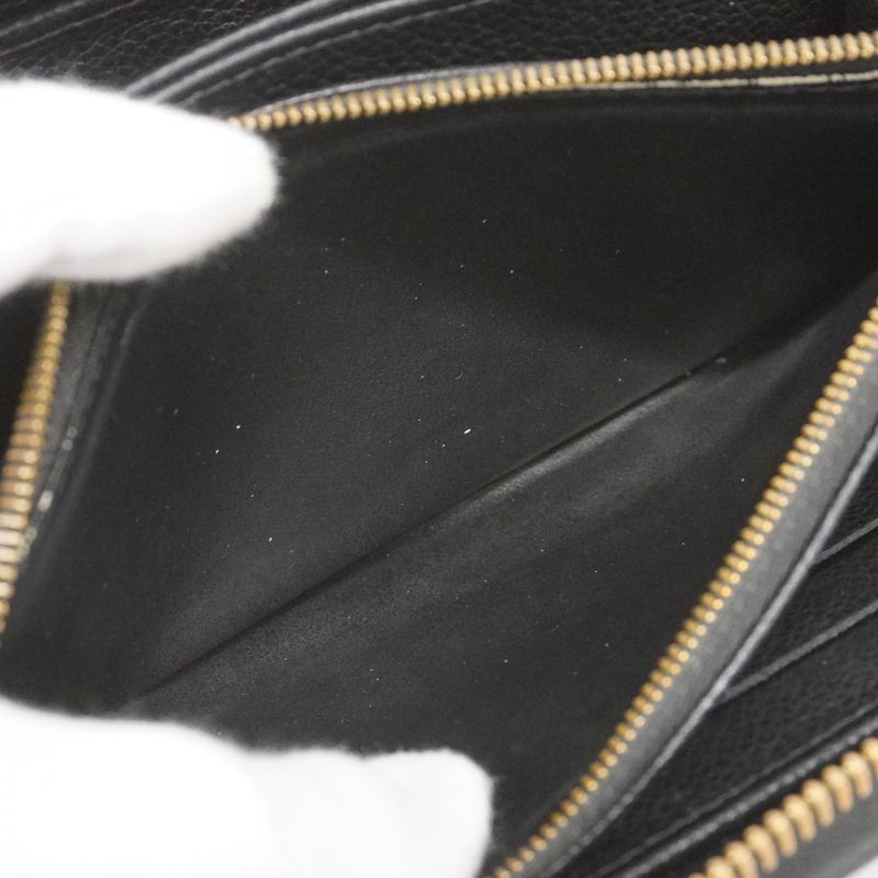 Louis Vuitton Long Wallet Monogram/empreinte Zippy Wallet M60571 Noir Black Men