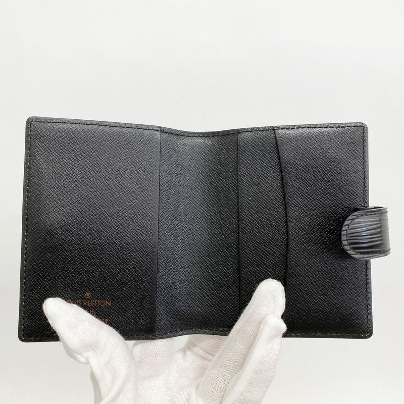 Louis Vuitton Notebook Cabas - Epi Agenda Mini R20072 Noir Black Men Women
