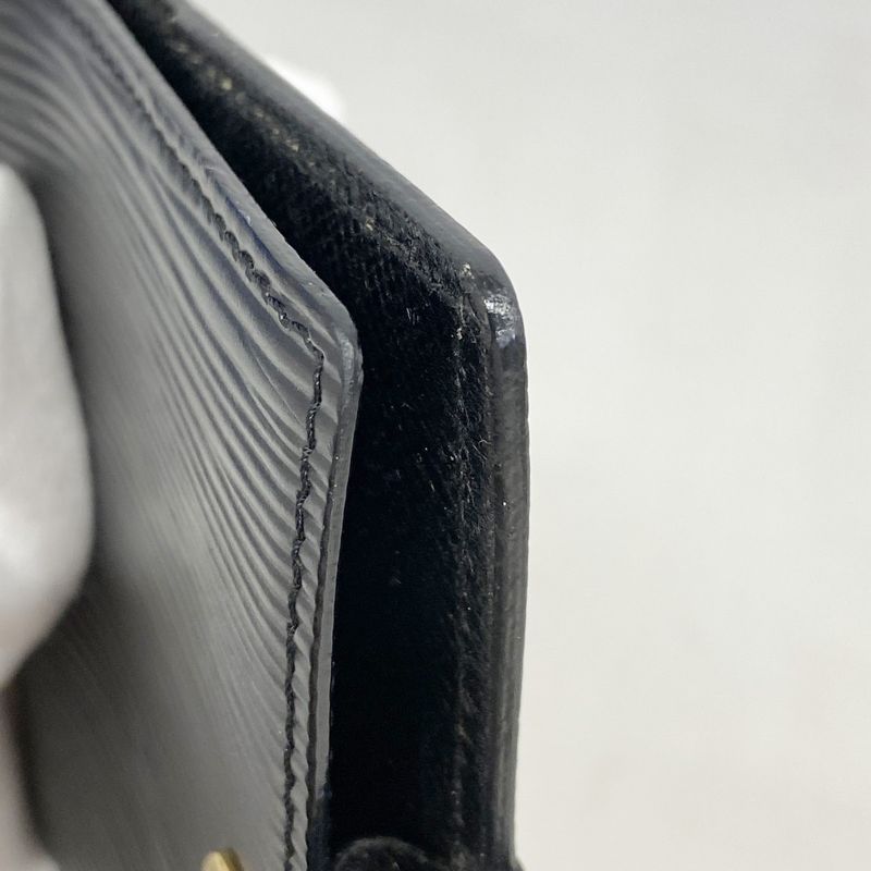 Louis Vuitton Notebook Cabas - Epi Agenda Mini R20072 Noir Black Men Women