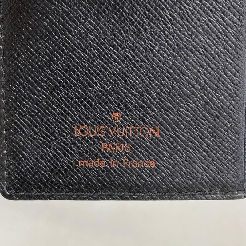 Louis Vuitton Notebook Cabas - Epi Agenda Mini R20072 Noir Black Men Women