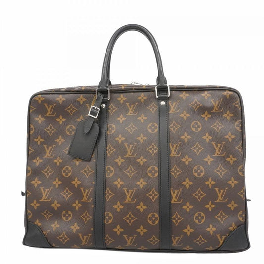 Louis Vuitton Business Bag Monogram Macassar Porte Documents Voyage M40225