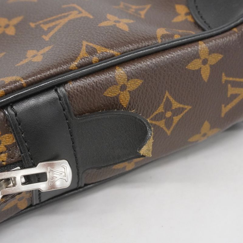 Louis Vuitton Business Bag Monogram Macassar Porte Documents Voyage M40225