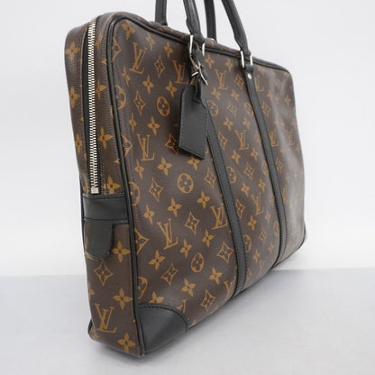 Louis Vuitton Business Bag Monogram Macassar Porte Documents Voyage M40225