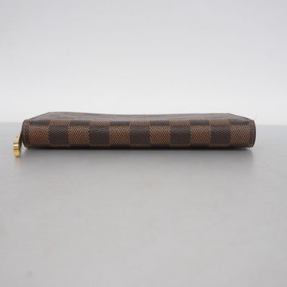 Louis Vuitton Long Wallet Damier Zippy Wallet N41661 Ebène Men Women Unisex