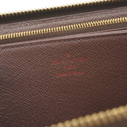 Louis Vuitton Long Wallet Damier Zippy Wallet N41661 Ebène Men Women Unisex