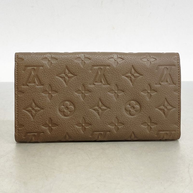 Louis Vuitton Trifold Long Wallet Monogram/empreinte Portefeuille Virtuoso