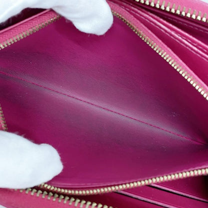 Louis Vuitton Vernis Ikat Flower Zippy Wallet M90019 Rose Andian Women's