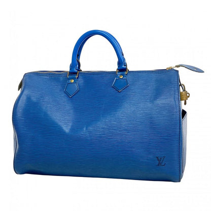 Louis Vuitton Epi Speedy 35 M42995 Handbag Toledo Blue Women's