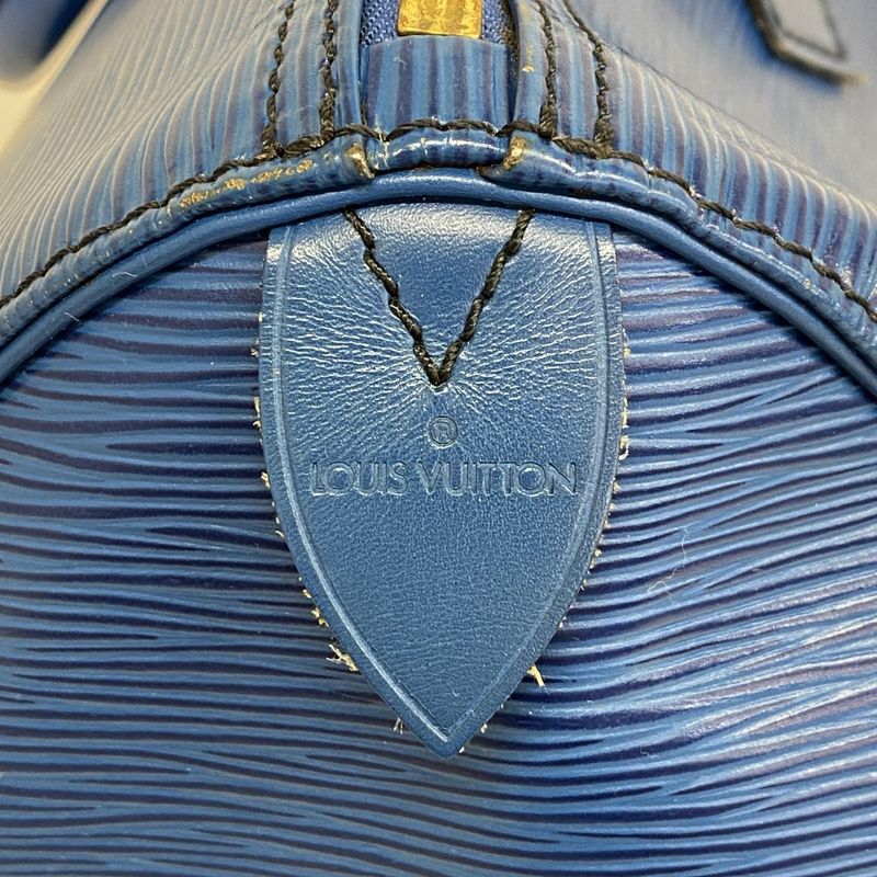 Louis Vuitton Epi Speedy 35 M42995 Handbag Toledo Blue Women's