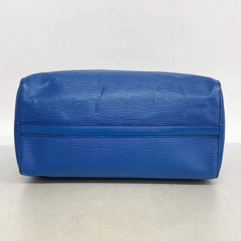 Louis Vuitton Epi Speedy 35 M42995 Handbag Toledo Blue Women's