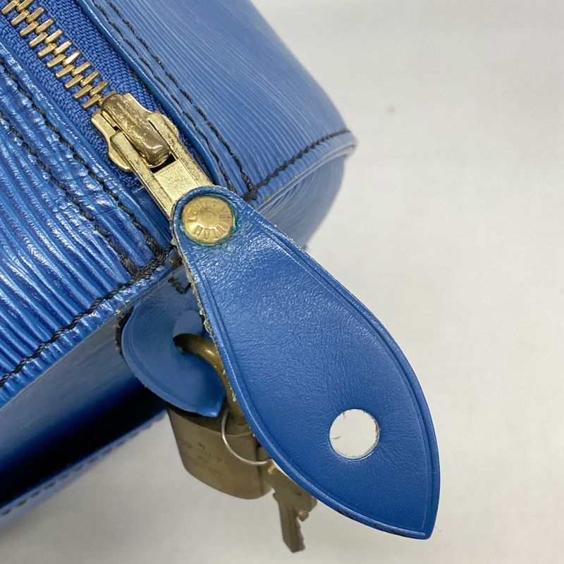 Louis Vuitton Epi Speedy 35 M42995 Handbag Toledo Blue Women's
