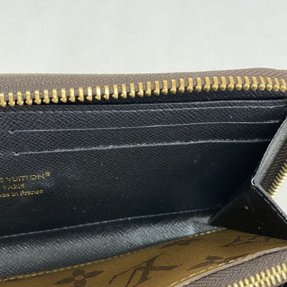 Louis Vuitton Long Wallet Monogram Reverse Portefeuille Clemence M82336 Brown