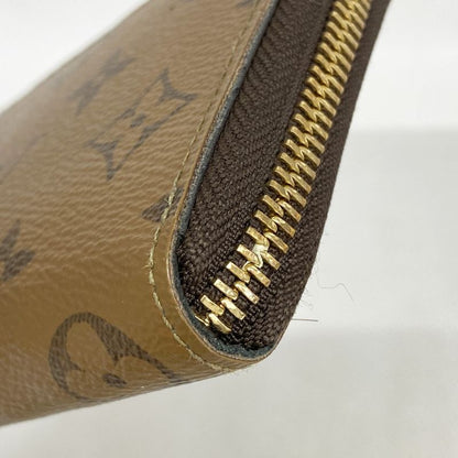 Louis Vuitton Long Wallet Monogram Reverse Portefeuille Clemence M82336 Brown