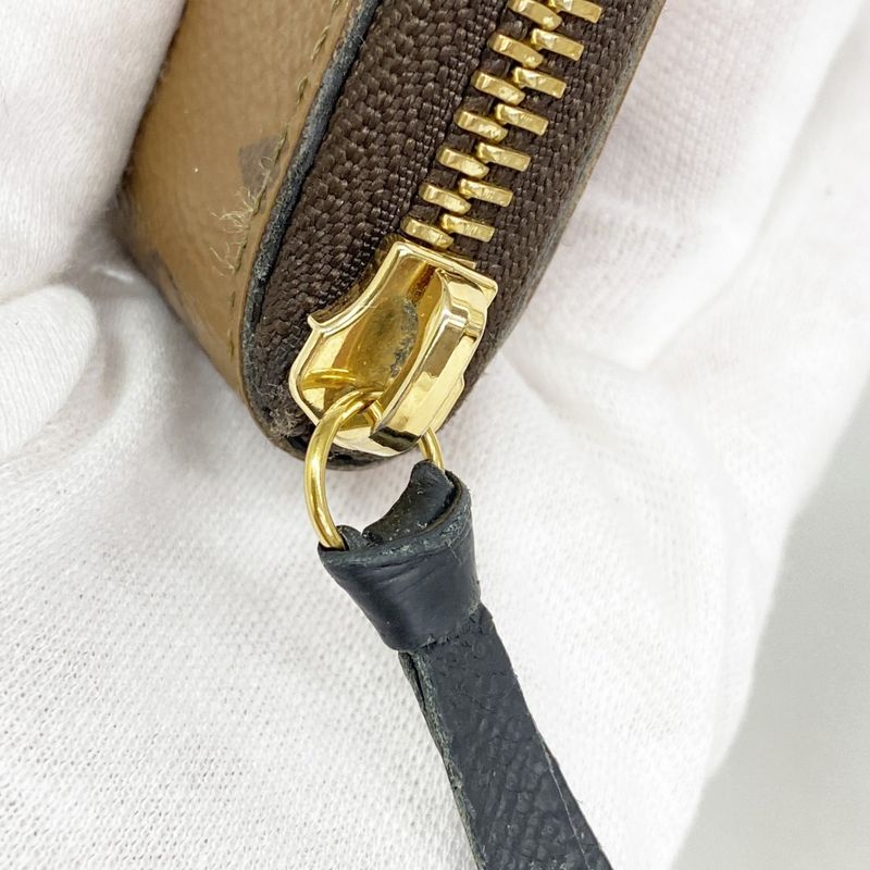 Louis Vuitton Long Wallet Monogram Reverse Portefeuille Clemence M82336 Brown