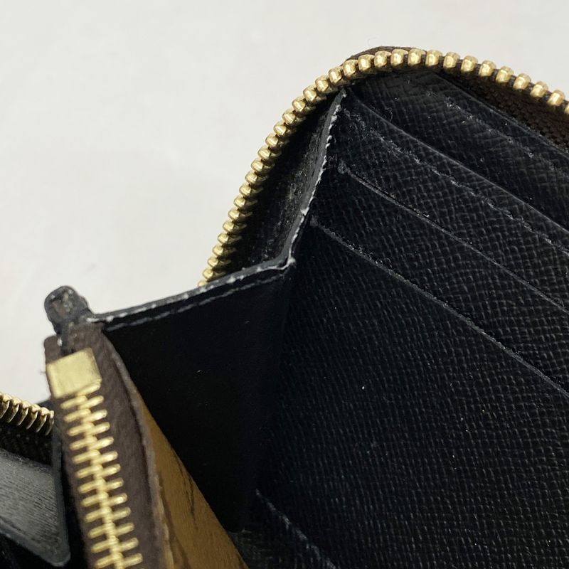 Louis Vuitton Long Wallet Monogram Reverse Portefeuille Clemence M82336 Brown