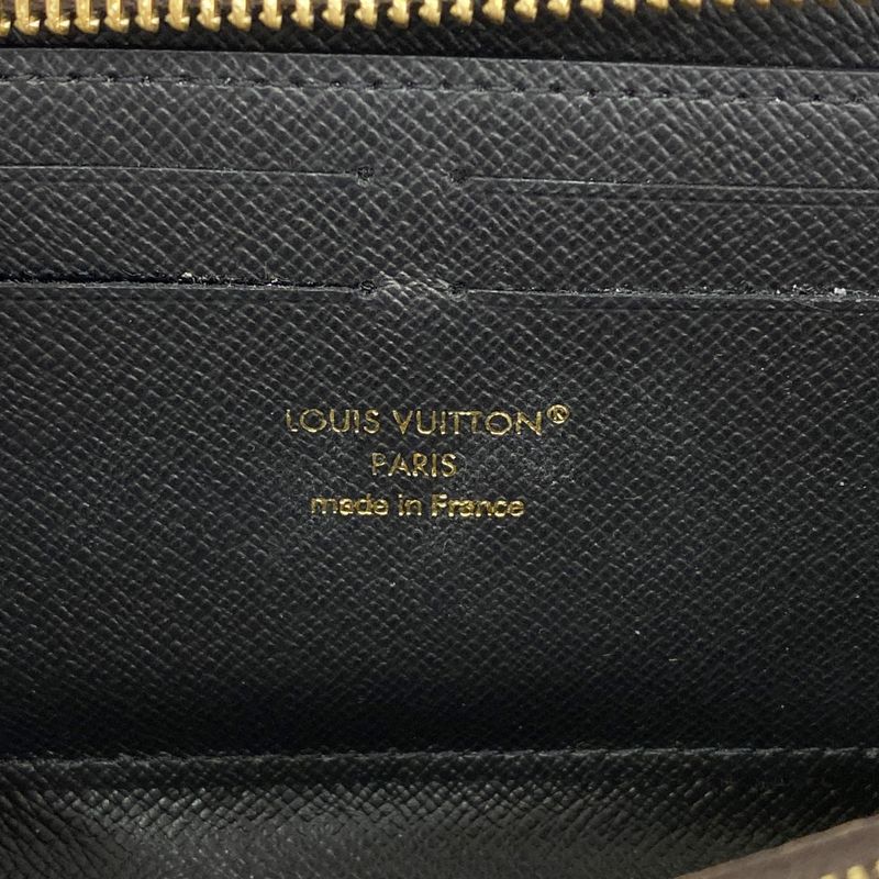 Louis Vuitton Long Wallet Monogram Reverse Portefeuille Clemence M82336 Brown