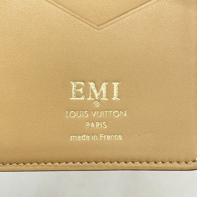 Louis Vuitton Long Wallet Taurillon LV Vertical Wallet M81330 Noir Black Ladies