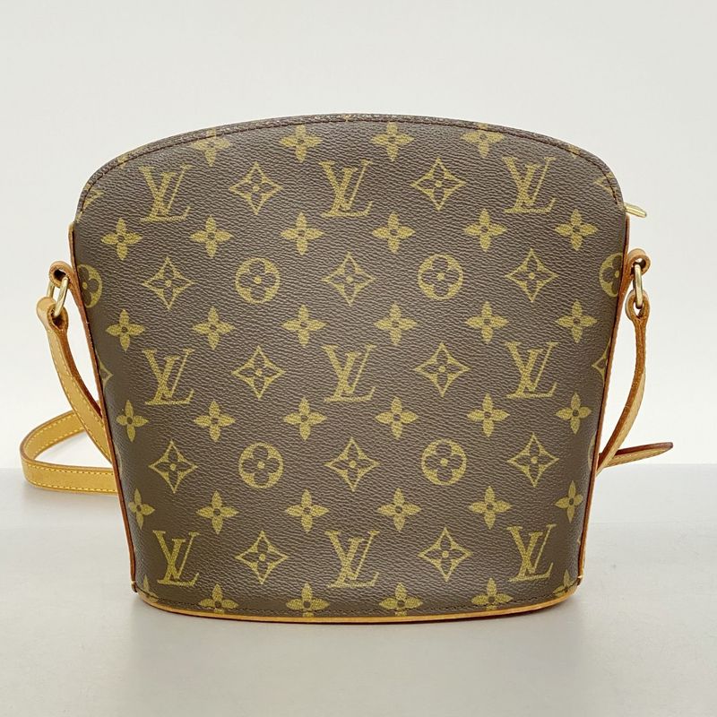 Louis Vuitton Shoulder Bag Monogram Drouot M51290 Brown Ladies