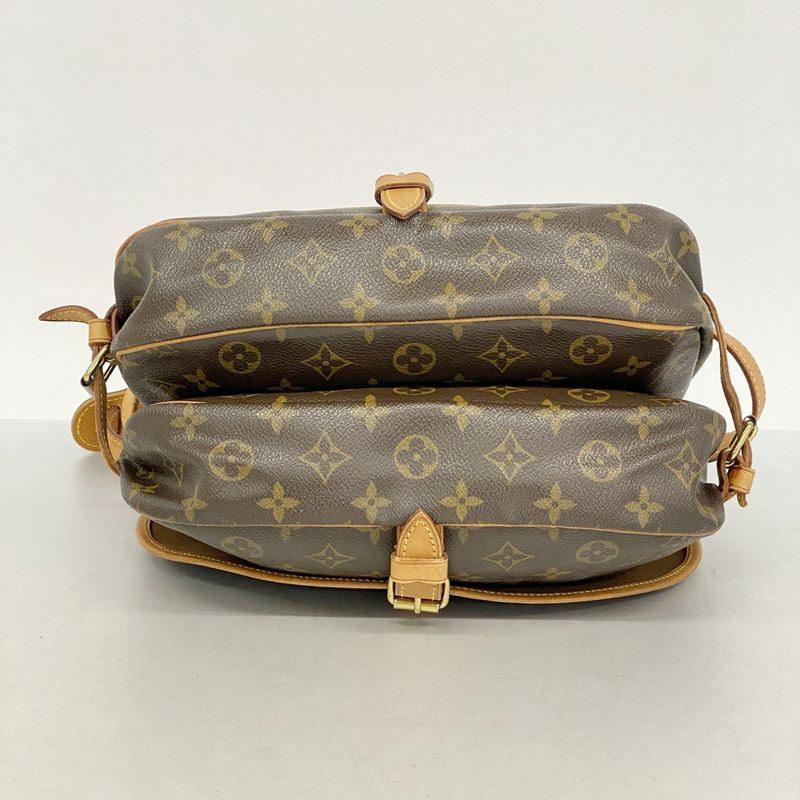 Louis Vuitton Shoulder Bag Monogram Saumur 30 M42256 Brown Ladies