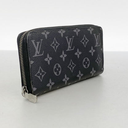 Louis Vuitton Long Wallet Monogram-eclipse Zippy Wallet Horizontal M11611 Black