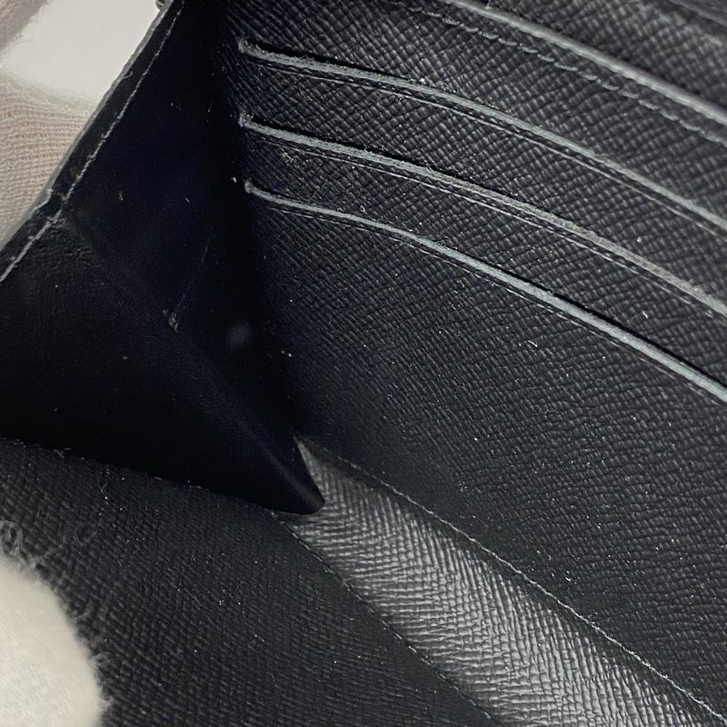 Louis Vuitton Long Wallet Monogram-eclipse Zippy Wallet Horizontal M11611 Black