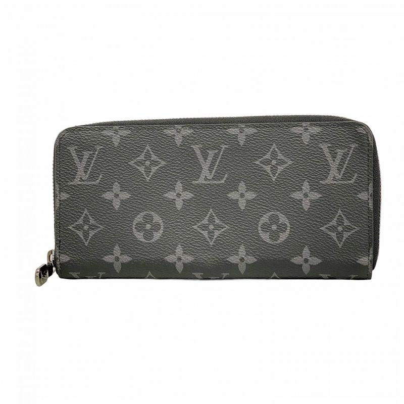 Louis Vuitton Long Wallet Monogram-eclipse Zippy Wallet Horizontal M11611 Black
