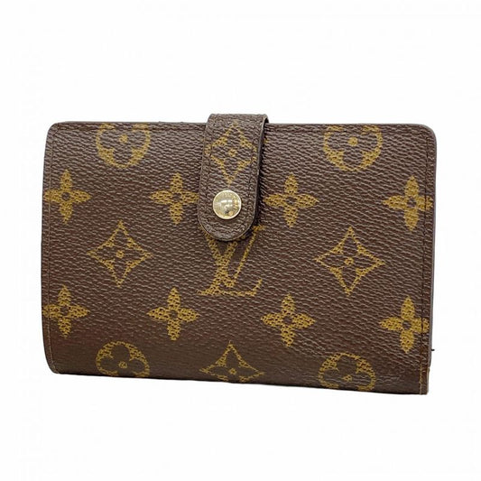 Louis Vuitton Wallet Monogram Portefeuille Viennois M61674 Brown Ladies