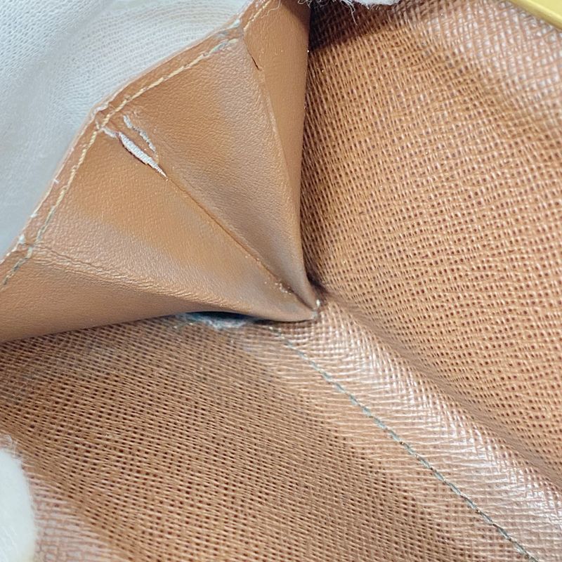 Louis Vuitton Wallet Monogram Portefeuille Viennois M61674 Brown Ladies