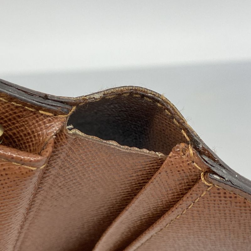 Louis Vuitton Wallet Monogram Portefeuille Viennois M61674 Brown Ladies