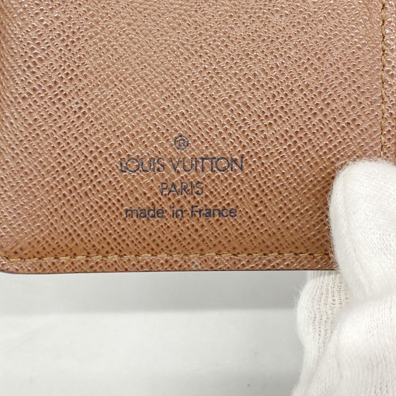 Louis Vuitton Wallet Monogram Portefeuille Viennois M61674 Brown Ladies