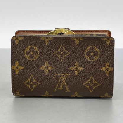 Louis Vuitton Wallet Monogram Portefeuille Viennois M61674 Brown Ladies