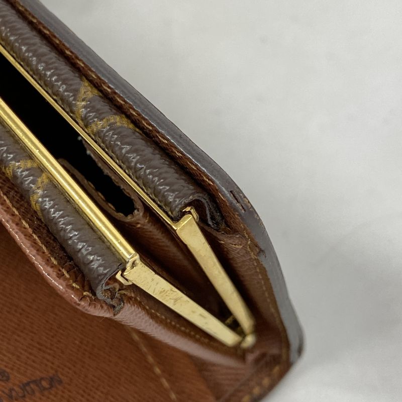 Louis Vuitton Wallet Monogram Portefeuille Viennois M61674 Brown Ladies