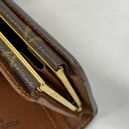 Louis Vuitton Wallet Monogram Portefeuille Viennois M61674 Brown Ladies