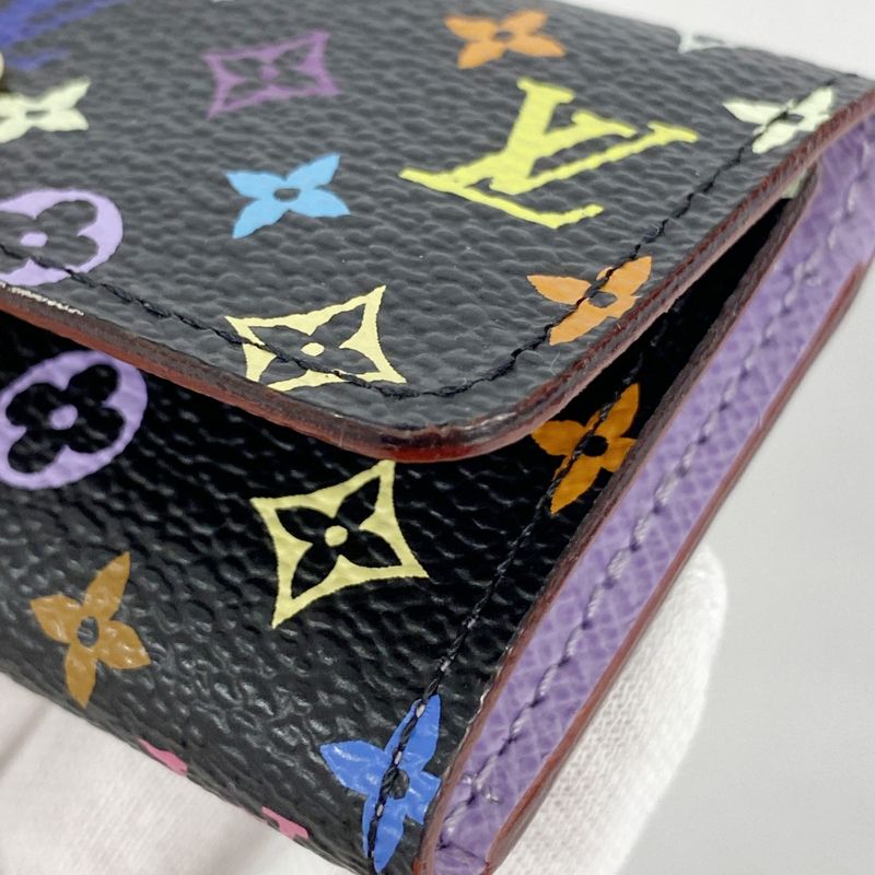 Louis Vuitton Key Case Monogram Multicolor Multicles 4 M60284 Noir Black Violle