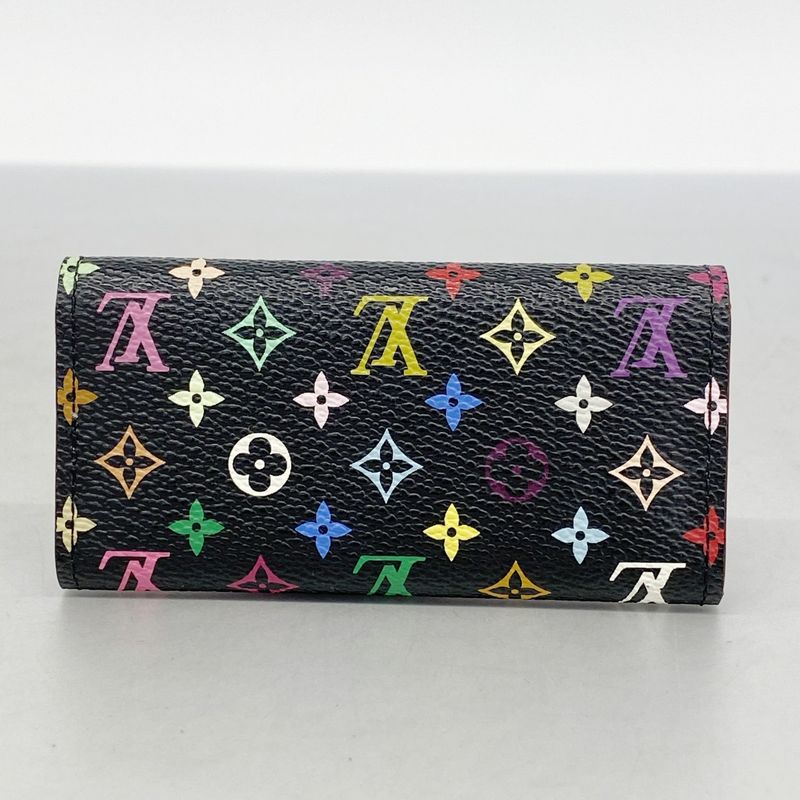 Louis Vuitton Key Case Monogram Multicolor Multicles 4 M60284 Noir Black Violle
