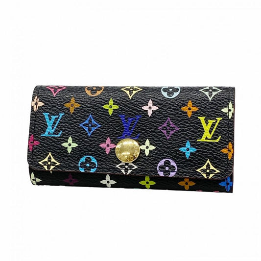 Louis Vuitton Key Case Monogram Multicolor Multicles 4 M60284 Noir Black Violle
