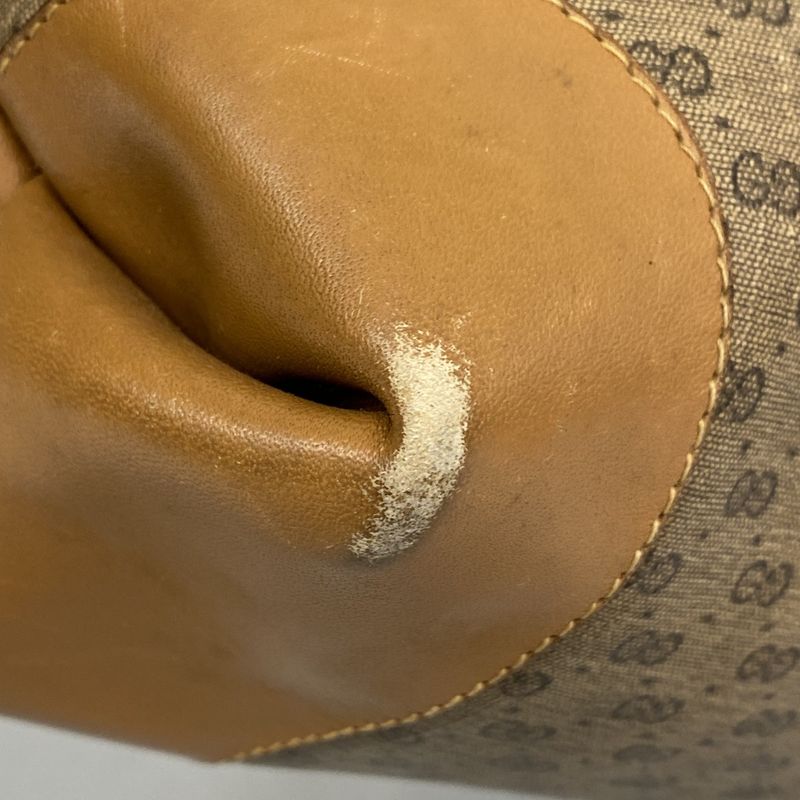 Gucci Tote Bag GG Supreme Sherry Line 002 904 0131 PVC Brown Gold Hardware Women