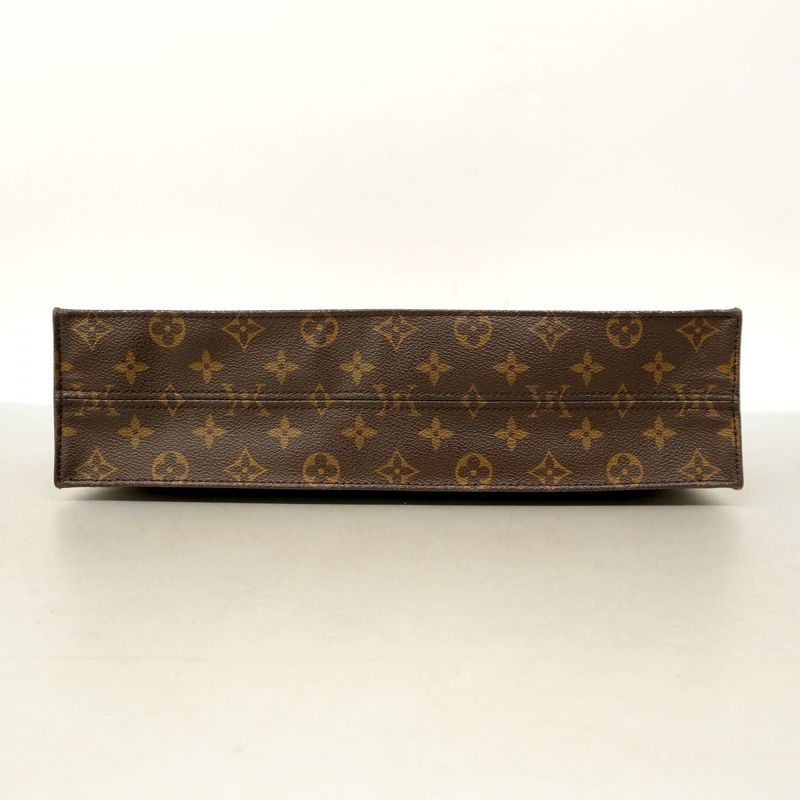 Louis Vuitton Tote Bag Monogram Sac Pla M51140 Brown Women