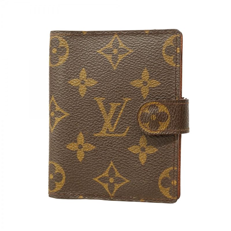 Louis Vuitton Notebook Cabas Monogram Agenda Mini R20007 Brown Men Women Unisex