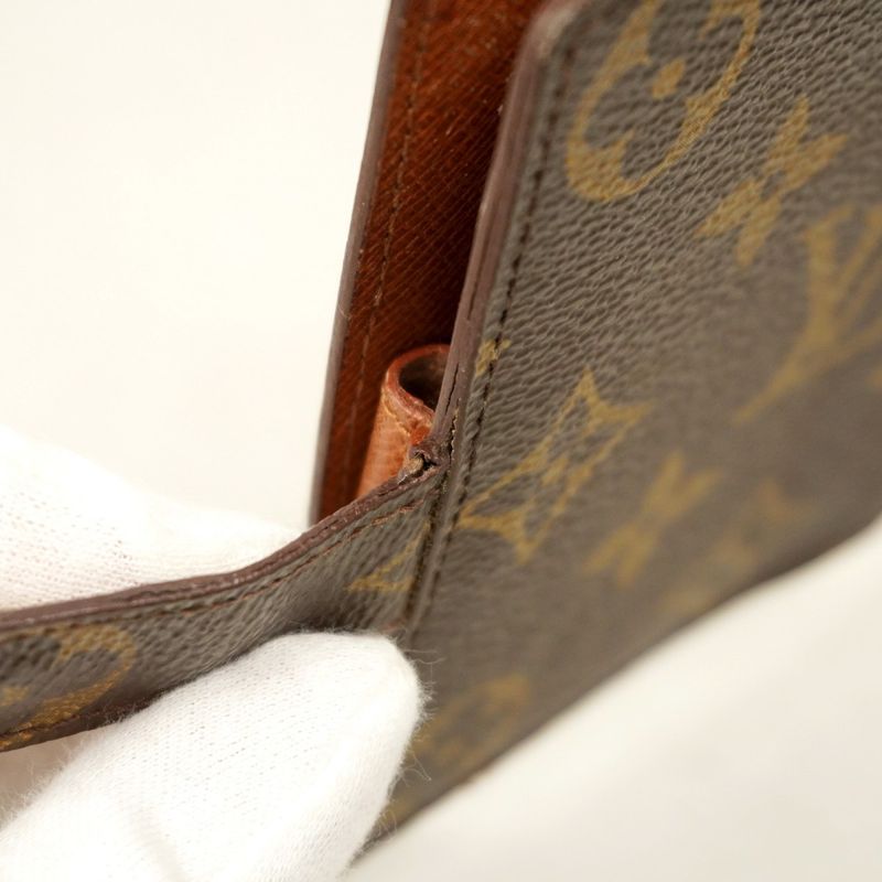 Louis Vuitton Notebook Cabas Monogram Agenda Mini R20007 Brown Men Women Unisex