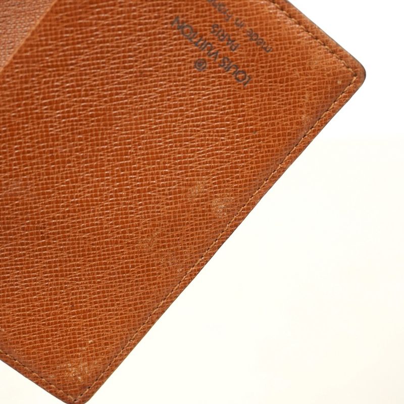 Louis Vuitton Notebook Cabas Monogram Agenda Mini R20007 Brown Men Women Unisex