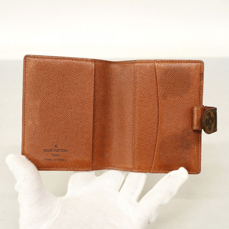 Louis Vuitton Notebook Cabas Monogram Agenda Mini R20007 Brown Men Women Unisex