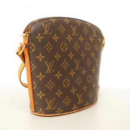 Louis Vuitton Shoulder Bag Monogram Drouot M51290 Brown Ladies