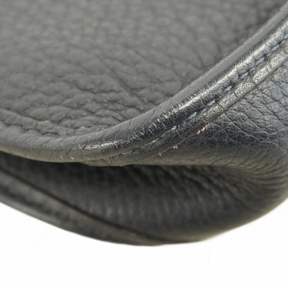 Hermes Shoulder Bag Evelyn TPM Taurillon Clemence Blue Indigo Gold Hardware □G