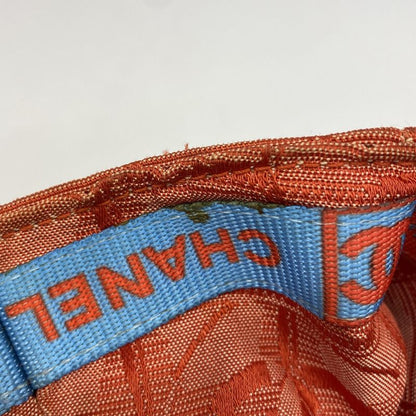 Chanel Tote New Travel Nylon Red Silver Hardware Women's