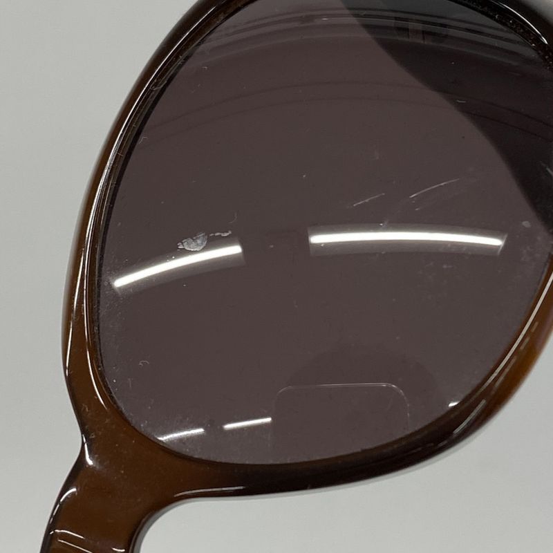 Chanel Sunglasses Camellia 5113 Plastic Brown Silver Hardware Women