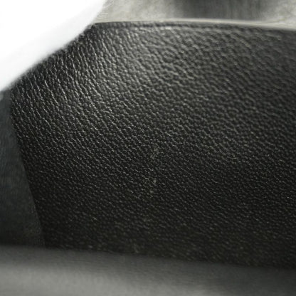 Hermes Coin Case Iliad Ulysse Compact Evercolor Black Silver Hardware B